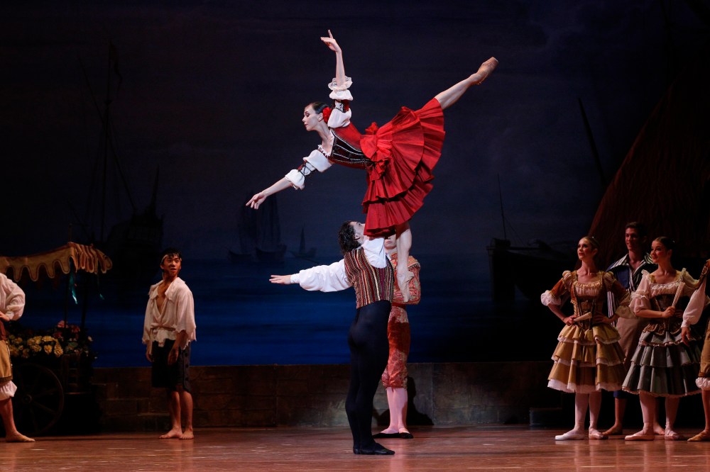 Natalia Osipova and Ivan Vasiliev in Don Quixote with The Australian Ballet. Photo: Jeff Busby