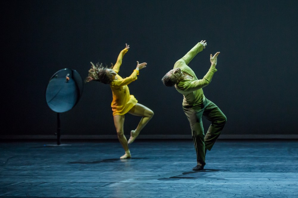 Chloe Leong and David Mack in Quintett. Photo: Peter Greig