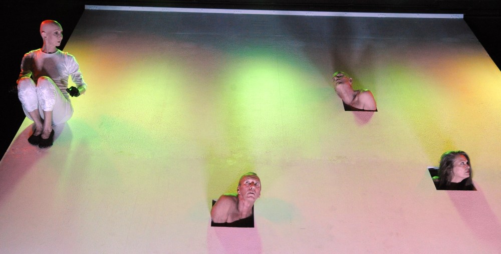 Anca Frankenhaeuser, left, with Australian Dance Artists. Photo: Regis Lansac