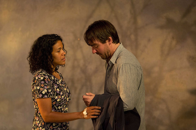 Zahra Newman and Ewen Leslie. Photo: Brett Boardman