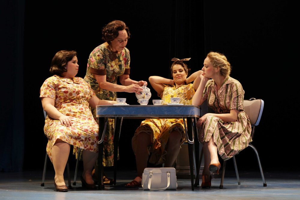 Kathryn McIntyre, Deidre Rubenstein, Kate Cole, Lucy Maunder